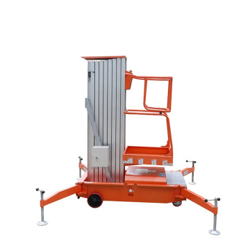 NIULI 8m Aluminum Alloy Platform Lift Elevator Electric Hydraulic Pressure Mobile Lifting Platform Single Person Lift Elevator